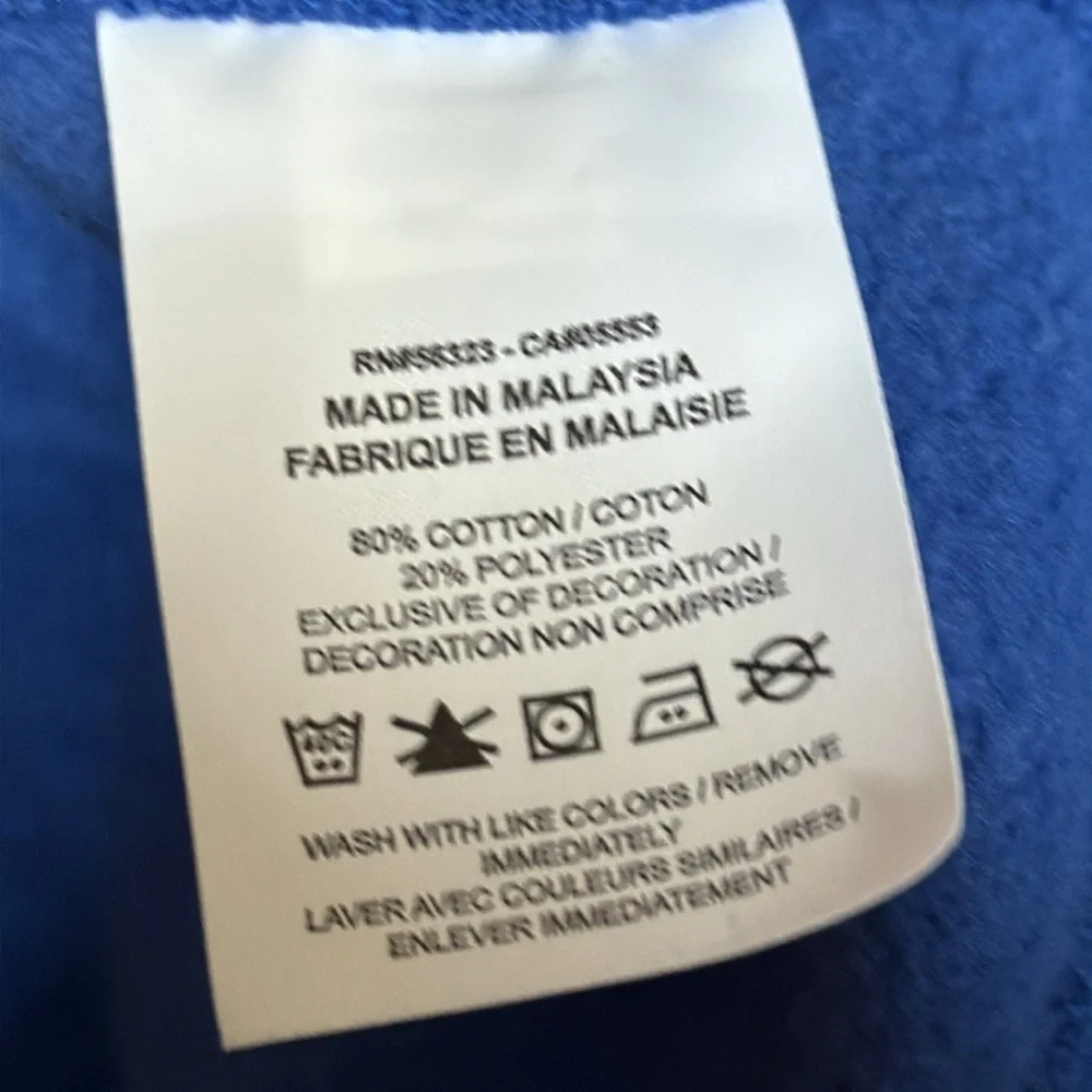 Nike Crewneck Sweatshirt. Royal Blue Crowned Lion Logo. XL EUC